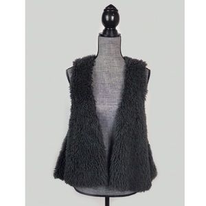 NWOT Pleione Anthropologie Shag Knit Vest